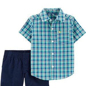 Carter’s button up polo shirt 3T